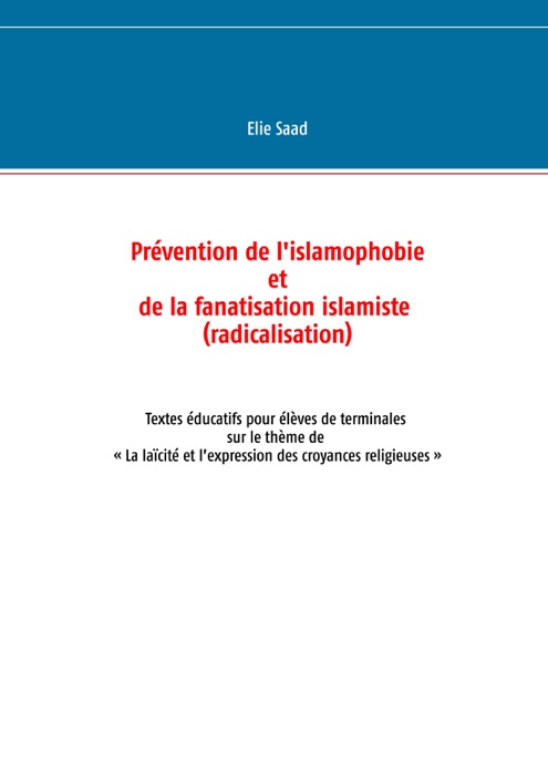 Prévention de l'islamophobie et de la fanatisation islamiste (radicalisation)