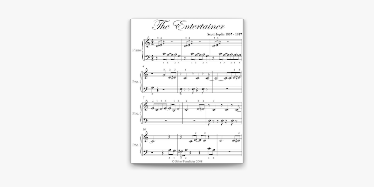 Entertainer Beginner Piano Sheet Music On Apple Books