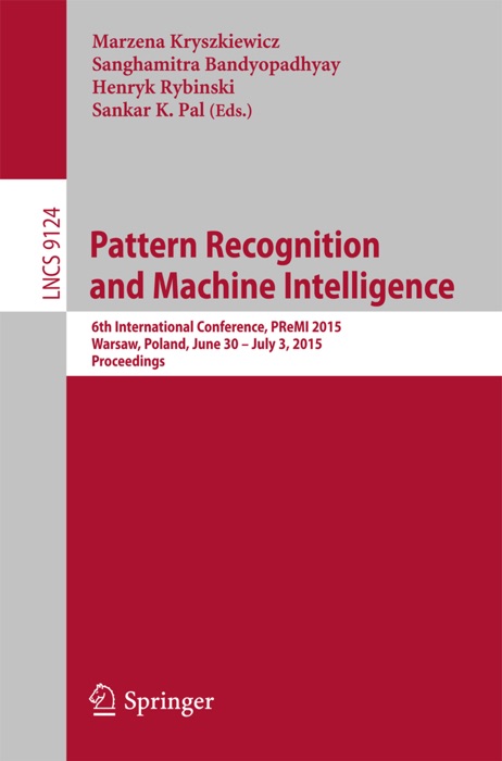 Pattern Recognition and Machine Intelligence