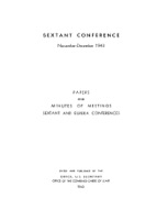 The Sextant, Eureka, and Second Cairo Conferences: November–December 1943
