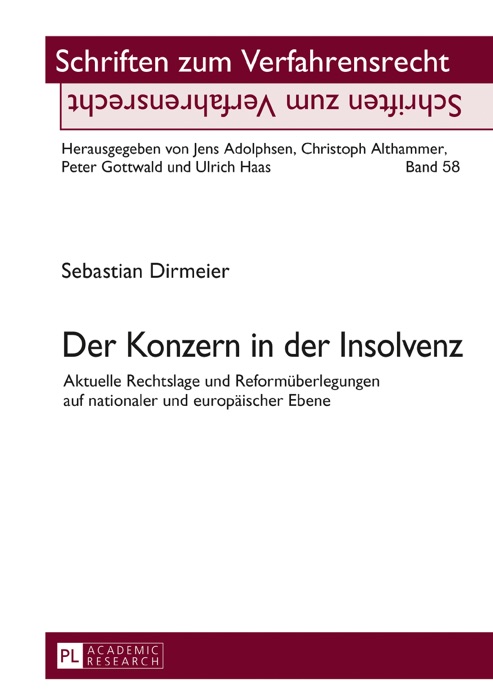 Der Konzern in der Insolvenz