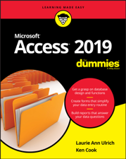 Access 2019 For Dummies - Laurie A. Ulrich &amp; Ken Cook Cover Art