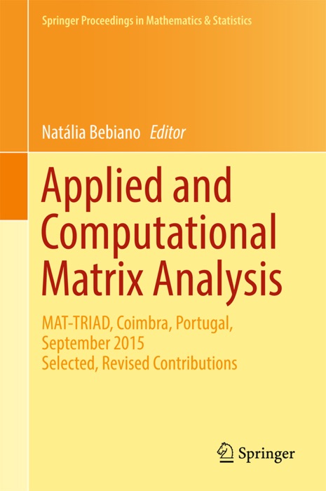 Applied and Computational Matrix Analysis