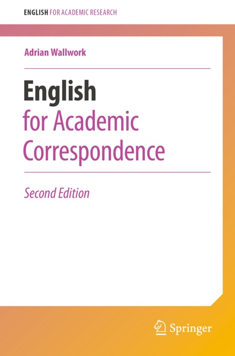 English for Academic Correspondence