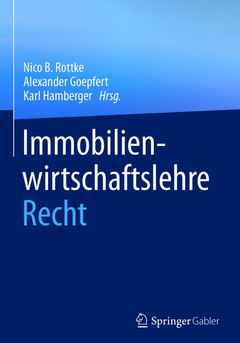 Immobilienwirtschaftslehre - Recht