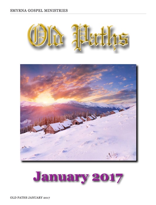 Old Paths January 2017