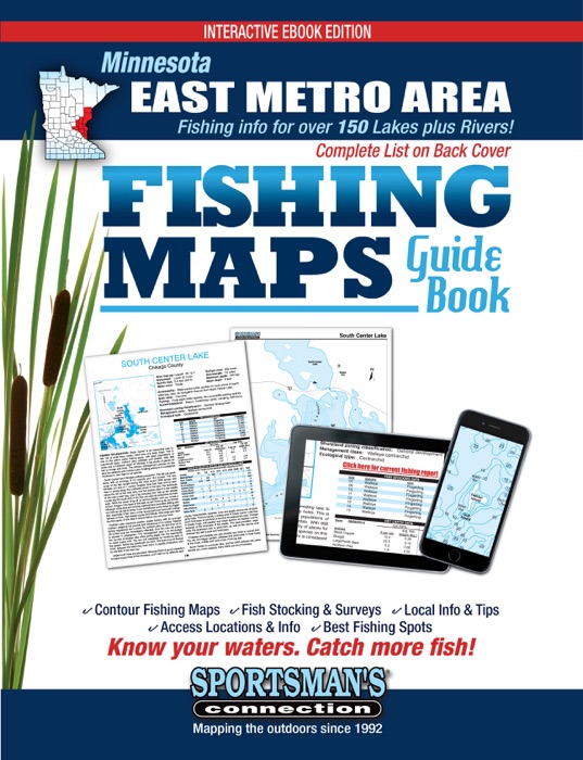 Minnesota East Metro Area Fishing Maps Guide Book