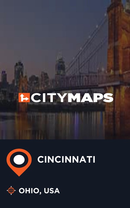 City Maps Cincinnati Ohio, USA