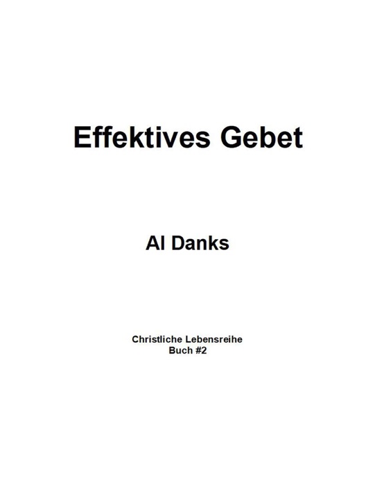 Effektives Gebet