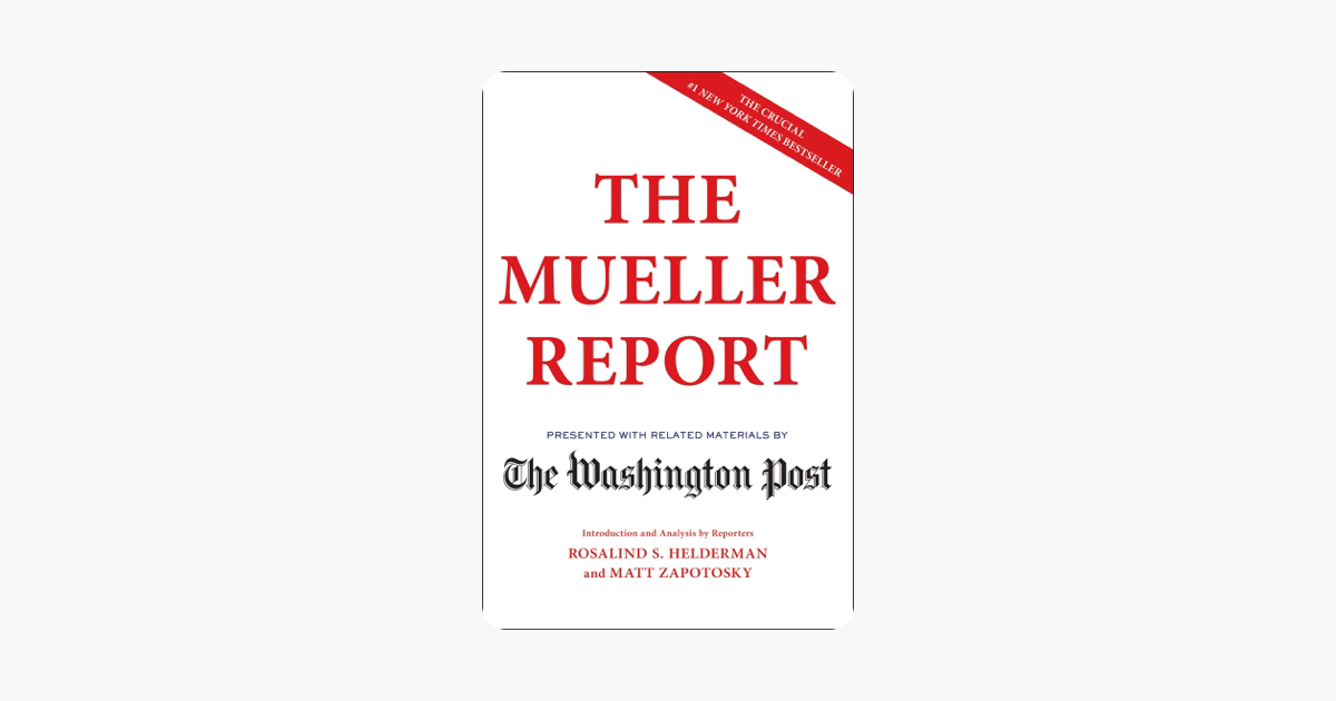 The Mueller Report - The Washington Post The Mueller Report - The Washington Post