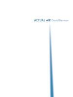 David Berman - Actual Air artwork