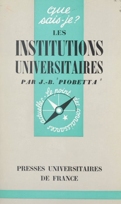 Les institutions universitaires en France