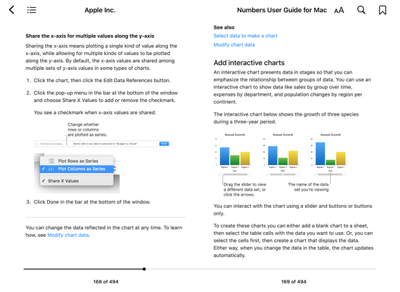 NUMBERS USER GUIDE FOR MAC visual data 2