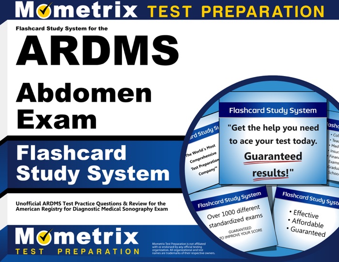 Flashcard Study System for the ARDMS Abdomen Exam: