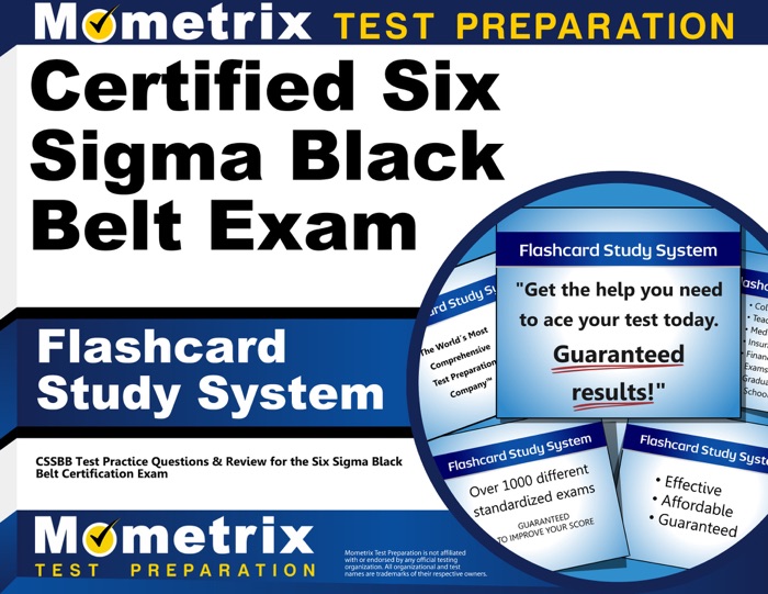 Certified Six Sigma Black Belt Exam Flashcard Study System
