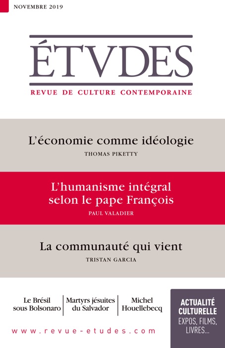 Revue Etudes - L'économie comme idéologie