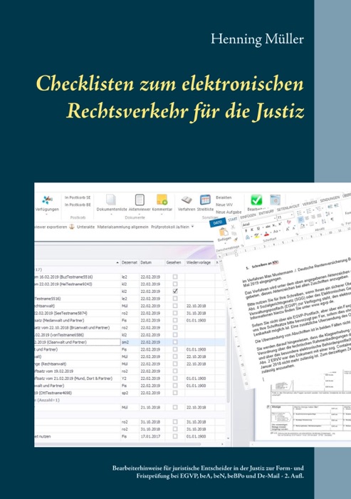 Checklisten zum elektronischen Rechtsverkehr für die Justiz