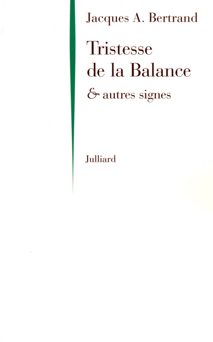 Tristesse de la balance & autres signes