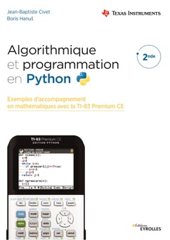 Algorithmique et programmation en Python - Jean-Baptiste Civet & Boris Hanuš