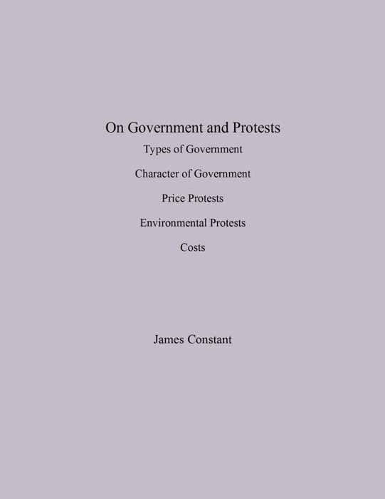 On Government and Protests