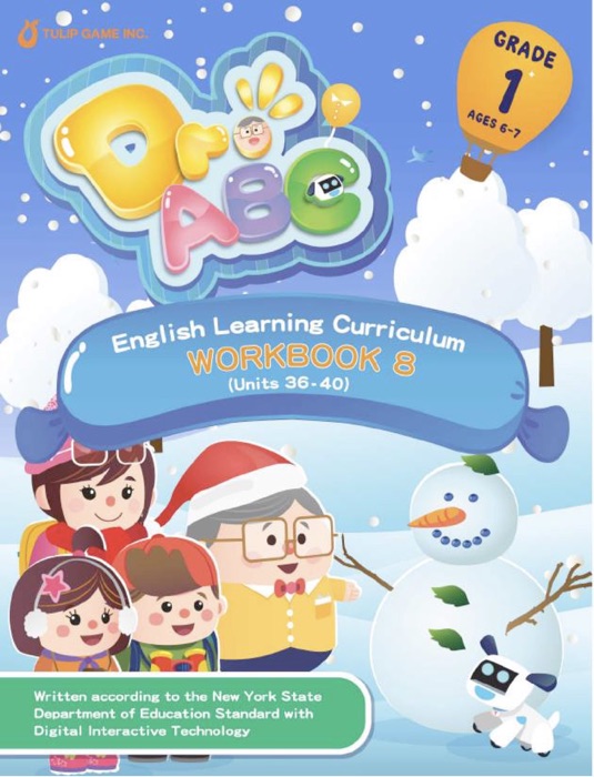 Dr. ABC: Grade 1 English Learning Curriculum: Level 4 - Workbook 8