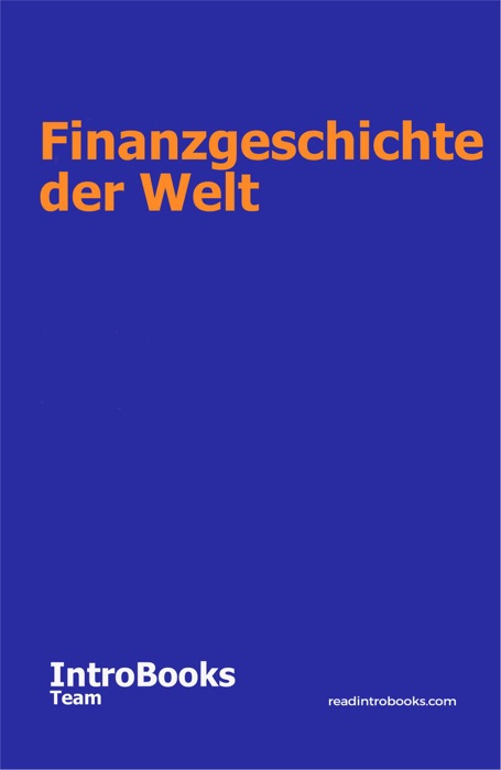 Finanzgeschichte der Welt