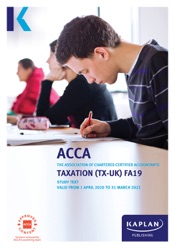 ACCA - Taxation (TX - UK) (FA19)