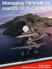 Managing FileVault in macOS 10.15 Catalina