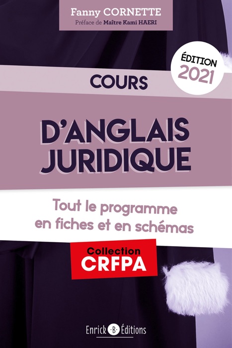 Cours d'anglais juridique 2021