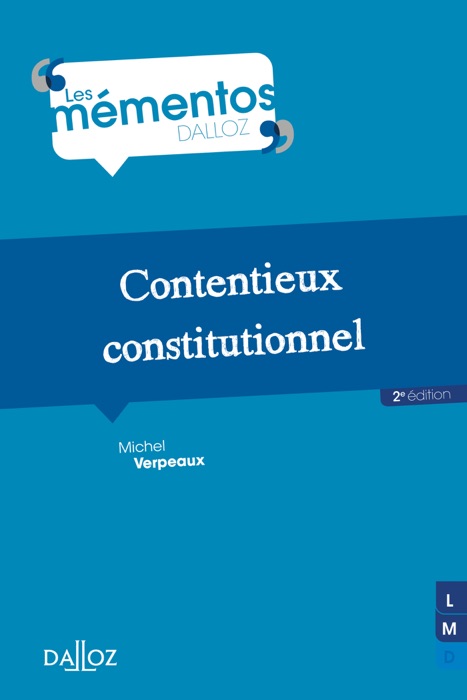 Contentieux constitutionnel - 2e ed.