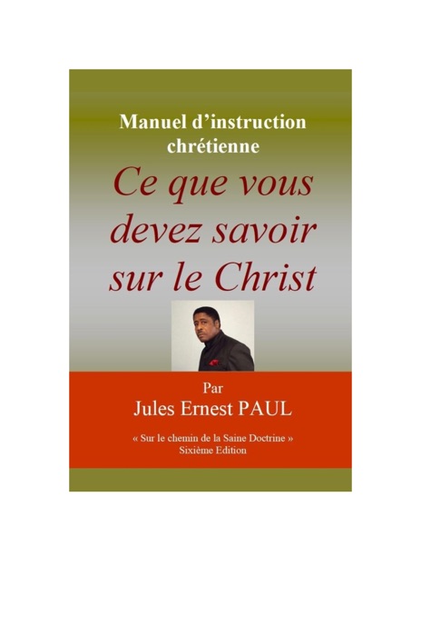 Ce que vous devez savoir sur le Christ