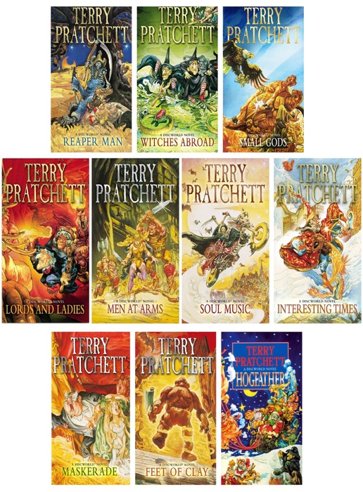 Terry Pratchett Discworld novels Series Volume II: 10 books collection set