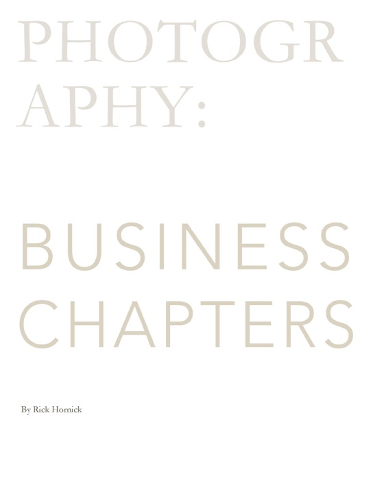 Photography: Business Chapters_ebook