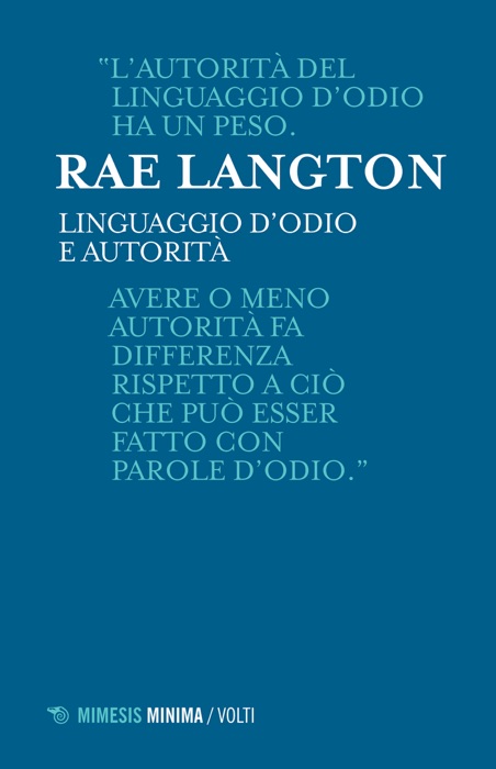 Linguaggio d’odio e autorità