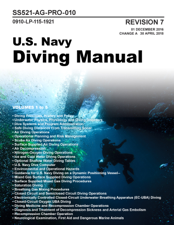 U.S. Navy Diving Manual - Revision 7 Change A - Latest Version April 2018 - U.S. Navy Cover Art