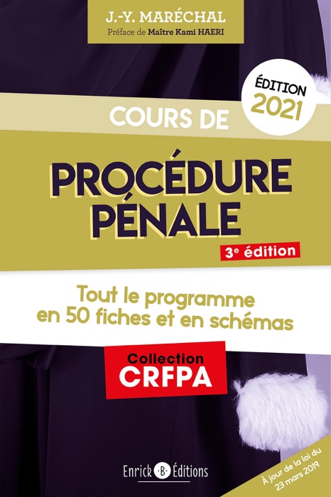 Cours de procédure pénale 2021