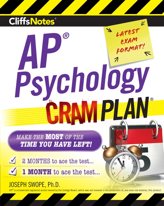 CliffsNotes AP Psychology Cram Plan