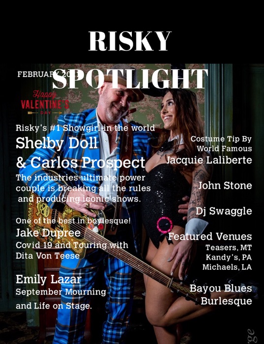 Risky Spotlight Magazine Issue Number Two Cover Model- Shelby Doll