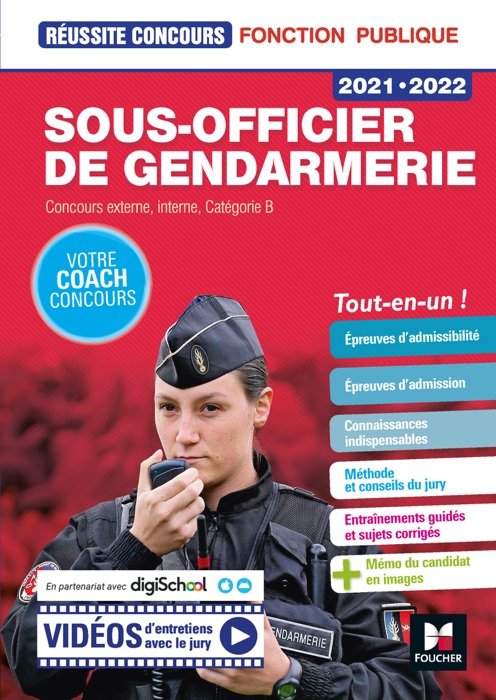 Réussite Concours - Sous-officier de gendarmerie - 2021-2022- Préparation complète