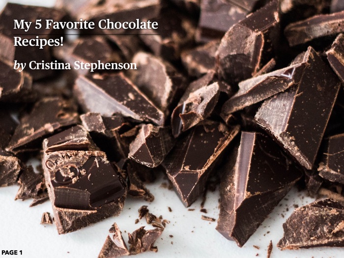 My 5 favorite (and easy) chocolate recipes
