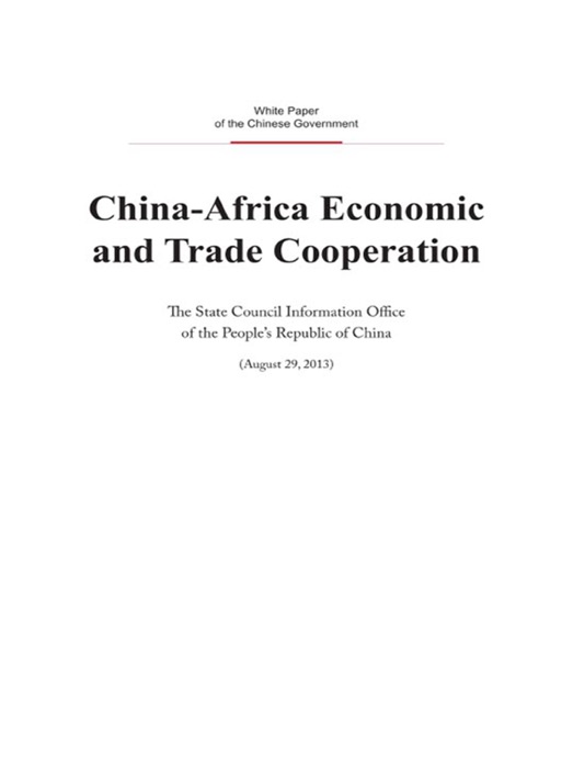 China-Africa Economic and Trade Cooperation 2013 (English Version)