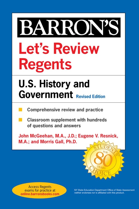 Let's Review Regents: U.S. History and Government Revised Edition