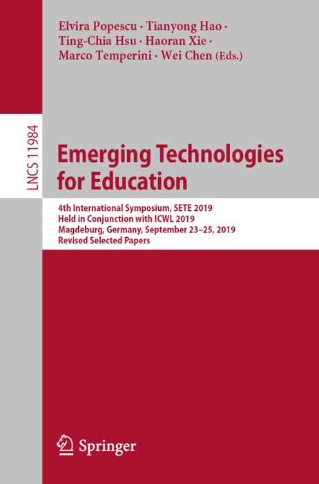 Emerging Technologies for Education