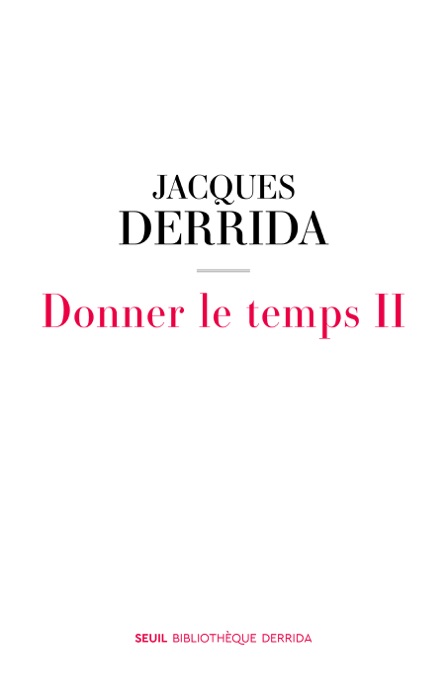 Donner le temps II