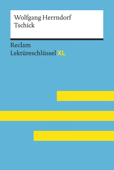 Tschick von Wolfgang Herrndorf: Reclam Lektüreschlüssel XL - Eva-Maria Scholz