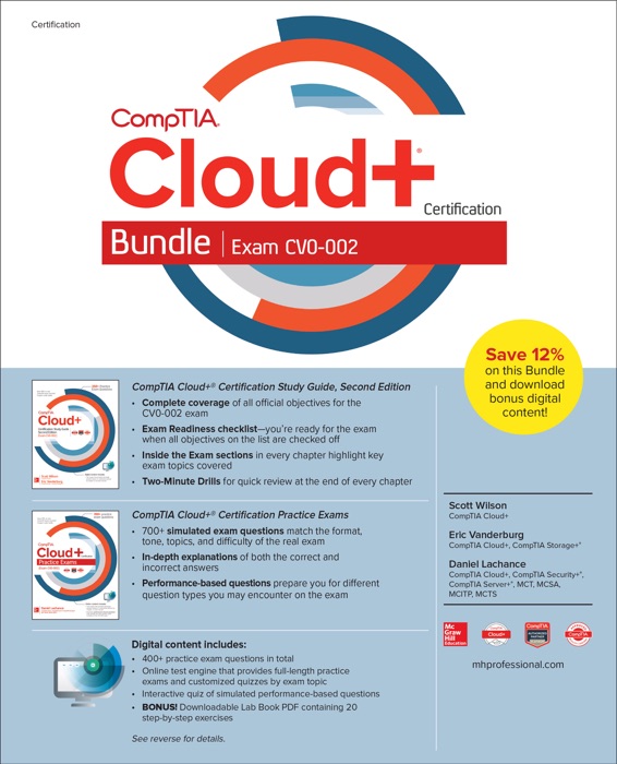 CompTIA Cloud+ Certification Bundle (Exam CV0-002)