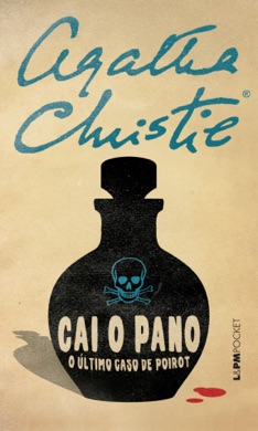 Capa do livro Cai o Pano de Agatha Christie