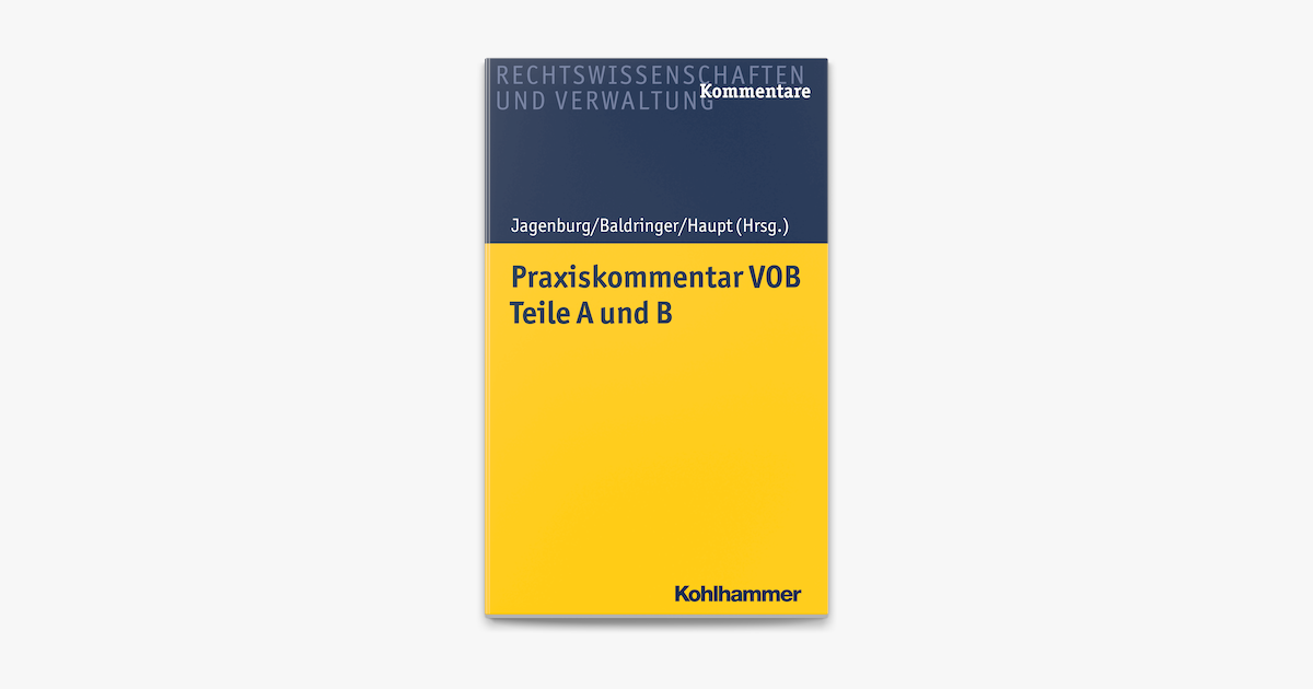 ‎Praxiskommentar VOB - Teile A Und B No Apple Books