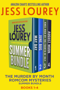 The Murder by Month Romcom Mystery Summer Bundle Book Cover 