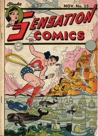 Sensation Comics (1942-) #35 - Jack Miller, William Moulton Marston, Maxwell Gaines, Harold Sharp, Harry G. Peter, Joe Gallagher, Joe Kubert & Don Cameron by  Jack Miller, William Moulton Marston, Maxwell Gaines, Harold Sharp, Harry G. Peter, Joe Gallagher, Joe Kubert & Don Cameron PDF Download